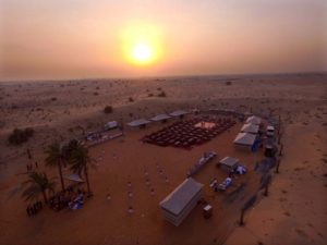 couché de soleil sur Caravanserai