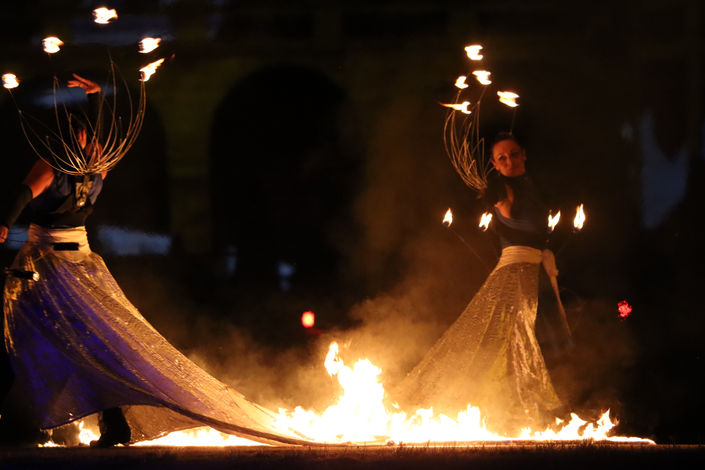 Robe de feu aux Nuits de Chambord